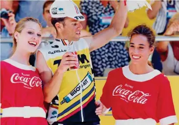  ??  ?? Bo Hamburger er vinder af 8. etape i Tour de France 1994.