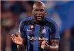  ?? ?? Stella Romelu Lukaku, 29, tornato all’Inter dopo un anno al Chelsea