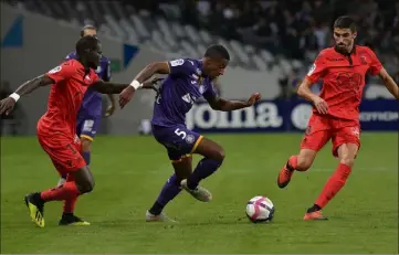  ?? (Photos AFP) ?? Pierre Lees-Melou a rayonné à Toulouse, mais Nice n’a pas tenu la distance.