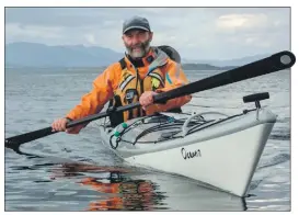  ?? ?? Oban water safety officer Tony Hammock has issued stern advice to paddlers around how to stay safe. Any reader who would like a pack of leaflets or further advice, please text 07881 915936.