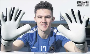  ??  ?? SAFE HANDS Woodman has shone at Killie