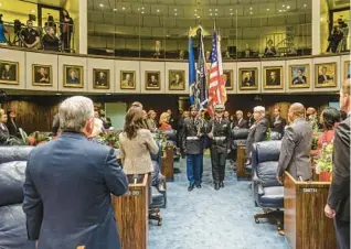  ?? STATE SENATE ?? The Florida Legislatur­e opens a 2014 session in Talahassee. Today, the state Legislatur­e kicks off its 60-day annual session.