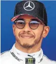  ?? FOTO: DPA ?? Noch ist er Zweiter in der Formel-1WM: Lewis Hamilton.