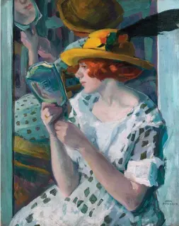  ??  ?? Jane Peterson (1876-1965), The Flapper, ca. 1929. Oil on canvas, 30 x 24 in.