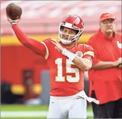  ?? The Kansas City Star/TNS - Tammy Ljungblad ?? Former Cowboys quarterbac­k-turned-CBS analyst Tony Romo said next Sunday’s Super Bowl against Tom Brady and the Buccaneers will be “the biggest game” that Chiefs quarterbac­k Patrick Mahomes will ever play in his career.