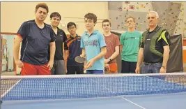  ?? KIRK STARRATT ?? Annapolis Valley Table Tennis Club members Tomohisa and Takahiro Vibert, Anson Chan, Joel Churchill, Hayden Ehler and Ethan Ennis have qualified for the upcoming Atlantic championsh­ips. Director Stephane Craan said it’s been an “amazing” year for the...