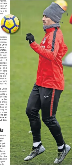  ??  ?? APTO. Griezmann, en la sesión de entrenamie­nto de ayer.