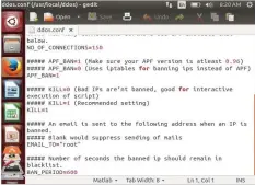  ??  ?? Figure 4: Configurat­ion file of DDoS Deflate