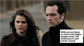  ??  ?? While not as flashy as some of its bigger budget rivals, The Americans is well worth a watch