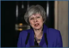  ??  ?? Despite the inner politics of her party, the Prime Minister must realise a delay to the Brexit process is the only way forward now