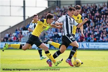  ?? ?? Making an impression Loanee Lawrence Shankland