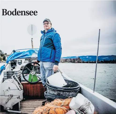  ?? //// Frederick Sams ?? Bernd Kaulitzki aus dem bayerische­n Wasserburg hat sich als Fischer gewisserma­ßen neu erfunden.