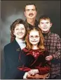  ?? CONTRIBUTE­D PHOTOS ?? Erika Slifer (front) with her family, mom Rita, dad Jeff and brother Jacob. Both siblings were born with a rare disorder that causes skin to be fragile, resulting in many medical issues.