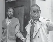  ?? RON BATZDORFF, NBC ?? Randall ( Sterling K. Brown, right) winds up at the door of his birth father ( Ron Cephas Jones).