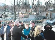  ?? AFP ?? US President Joe Biden and First Lady Jill Biden meet with victims in Louisville, Colorado, on Friday.