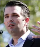  ??  ?? Criticised: Donald Trump Jr