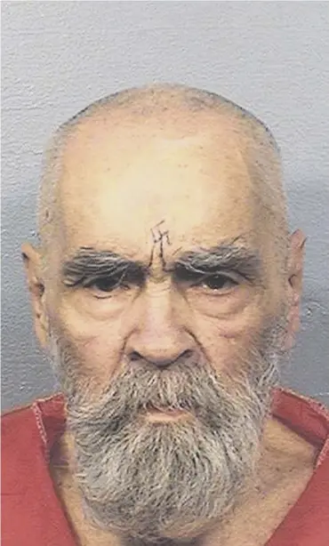  ??  ?? 0 Charles Manson died of natural causes at Kern County Hospital