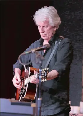  ?? LAURA ROBERTS/ INVISION/ AP ?? Graham Nash performs in Nashville in 2016.