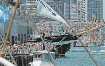  ?? PHoTo CouRTESy of SAIL BoSToN ?? PORT OF CALL: Don’t miss out on maritime memories when majestic tall ships from around the world sail into Boston.