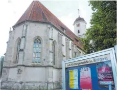  ??  ?? Einer der Diebstähle ereignete sich am Friedhof von Sankt Wolfgang. Die beiden anderen wurden in Eggenrot und Bühlertann begangen.