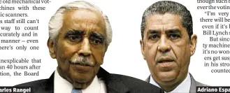  ??  ?? Charles Rangel
Adriano Espaillat