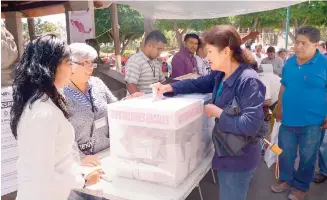  ?? /FEDERICO XOLOCOTZI ?? El tabasqueño triunfó en 128 mil 866 (82%) de las casillas instaladas el domingo 1 de julio