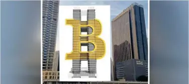  ?? Courtesy: Twitter ?? Salvatore Leggiero’s proposed design for ↑ the Bitcoin Tower.