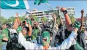  ?? AFP ?? Vociferous Pakistan fans during a match against India.