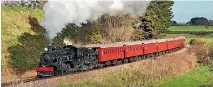  ?? PHOTO: SUPPLIED/TE PAPA ?? A vintage steam train named Passchenda­ele, in memory of the members of the NZ Railways who fell during the Great War, is central to Te Papa’s commemorat­ive events.