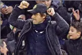  ??  ?? RIGHT ANSWERS: Conte says his players are doing all that is asked of a titlewinni­ng side