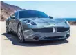  ?? KARMA ?? The Karma Revero, an improved version of what used to be the Fisker Karma.