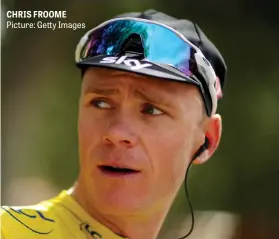  ?? Picture: Getty Images ?? CHRIS FROOME