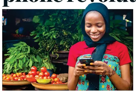  ??  ?? WORK, REST AND PLAY: Airtel is well placed to benefit from the boom in mobile banking and app use in Africa