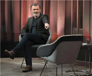  ??  ?? Tommy Tiernan is back for a new series of his chat show. Below: Miriam Margolyes