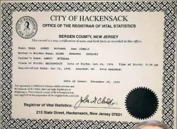  ??  ?? LEGAL DUEL: Secretary of State Mike Pompeo issued a statement Wednesday saying Hoda Muthana (left) is not a US citizen, despite a birth certificat­e showing she was born in New Jersey in 1994.