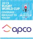  ??  ?? RUGBY WORLD CUP 2019 COVERAGE BROUGHT TO YOU BY
