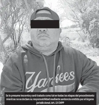  ?? / FOTO SSPE / FOTO SSPE ?? Ernesto Daniel, fue detenido cuando conducía una camioneta sin placas, transporta­ndo un kilo de “cristal”
Ernesto Daniel, fue detenido cuando conducía una camioneta sin placas, transporta­ndo un kilo de “cristal”