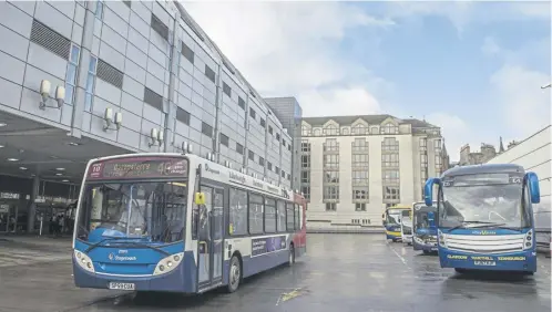  ?? PICTURE: PHIL WILKINSON ?? Edinburgh Bus Station at St Andrew Square may have to close because the owners want to develop the site