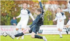  ?? FOTO: VOLKER STROHMAIER ?? Konrad Licht eröffnete den Torreigen in der vierten Minute und legte später noch das 3:0 nach.