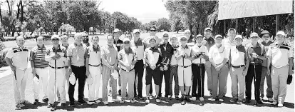  ??  ?? Some of the players who took part in the Hari Raya Braggers Golf Tournament held at the Kinabalu Golf Club in Tanjung Aru on Sunday.