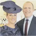  ??  ?? Zara and Mike Tindall already have a daughter, Mia