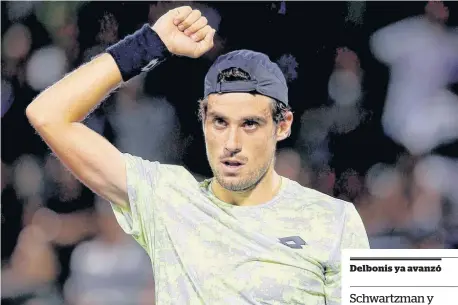  ?? AFP ?? Con puntos en su bolsillo, Guido Pella se va de Estados Unidos feliz. Quedará cerca del puesto 143, aproximada­mente, en el ránking ATP. El próximo desafío: la gira de arcilla.