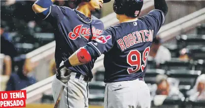  ?? AP / Bruce Kluckhohn ?? LO TENÍA
PENSADO
Francisco Lindor, a la izquierda, dijo ayer a un medio de Cleveland que cumplirá un sueño cuando juegue con los Indios en Puerto Rico el año que viene. Apuntó que serán los dos partidos de temporada regular más memorables de su...