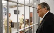  ?? AP 2019 ?? “Beginning today, inmates will have even greater incentive to participat­e in evidence-based programs that prepare them for productive lives after incarcerat­ion,” Attorney General William Barr said in a statement.