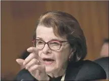  ?? Alex Wong Getty Images ?? CALIFORNIA SEN. Dianne Feinstein wants to revive the 1994 assault weapons ban that expired in 2004.