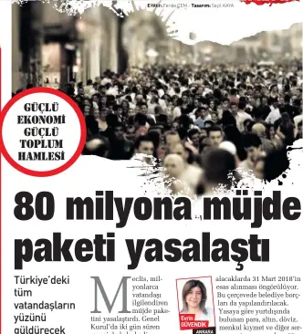  ??  ?? EYULQ GÜVENDİK
ANKARA )MILM EKONOMİ )MILM 6O2L7M HAMLESİ