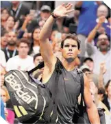  ?? FOTO: AFP ?? Rafael Nadal no ha podido superar los problemas de rodilla. /