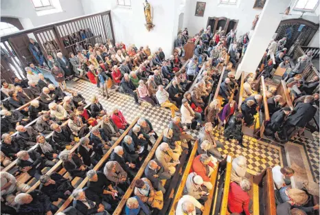  ?? FOTO: THOMAS WARNACK ?? Bei der ersten Kulturpred­igt vor drei Jahren war die Kapuzinerk­irche voll.