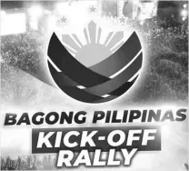  ?? Office ?? Poster of the “Bagong Pilipinas” campaign kick-off rally which will be held on Jan. 28, 2024 at the Quirino Grandstand in Manila. Presidenti­al Communicat­ions