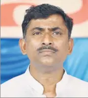  ?? ARIJIT SEN/HT PHOTO ?? ▪ P Muralidhar Rao rejects talks of BJP’s BS Yeddyurapp­a being angry with candidate selection.